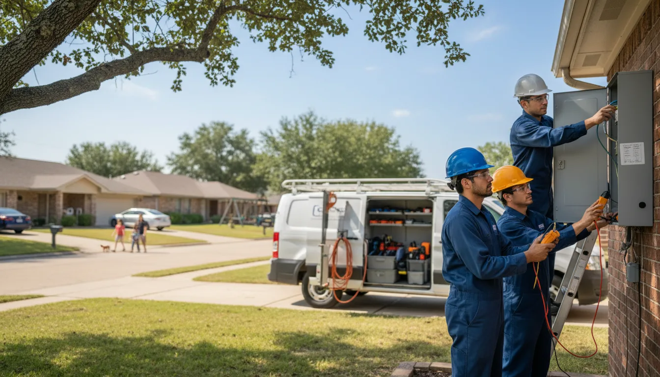 Certified electrician providing emergency electrical services in Platter, OK